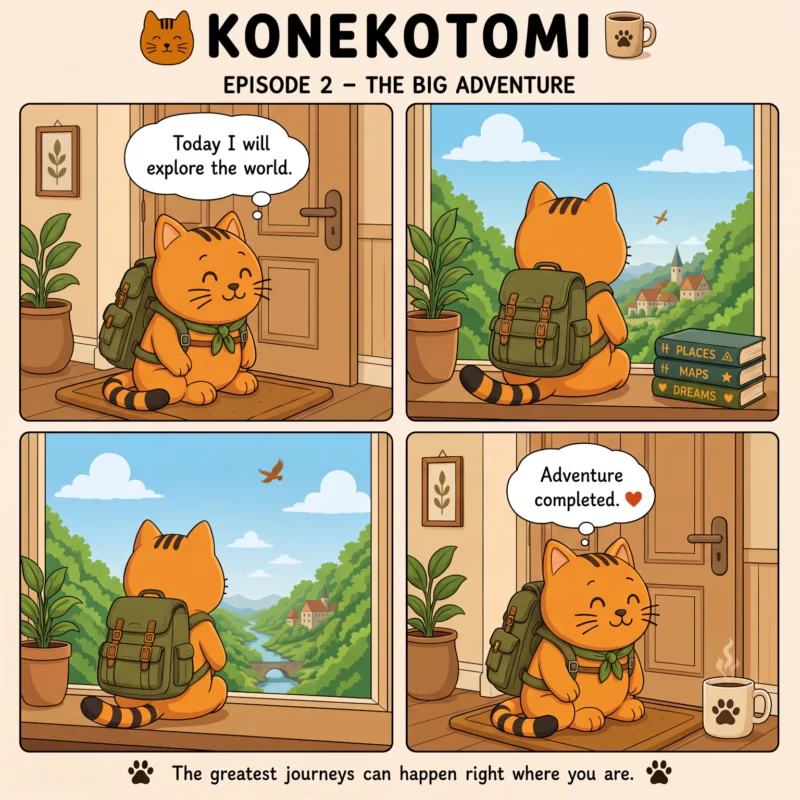 Konekotomi Comic Strips: Episode 2 - The Big Adventure