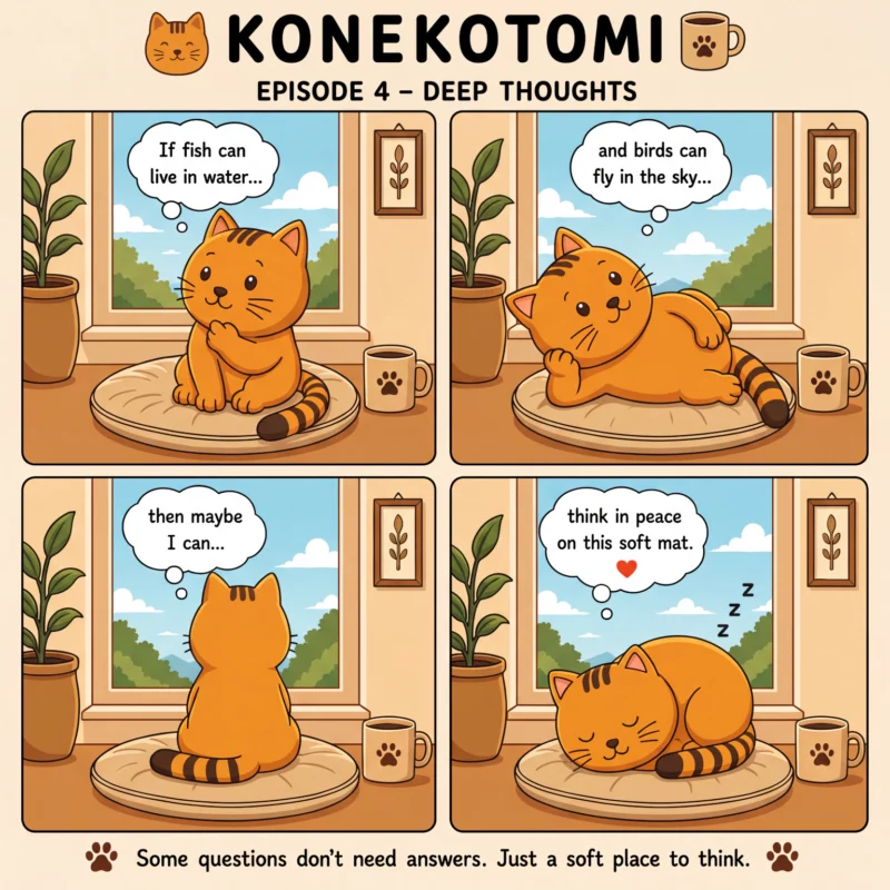 Konekotomi Comic Strips: Episode 4 - Deep Thoughts