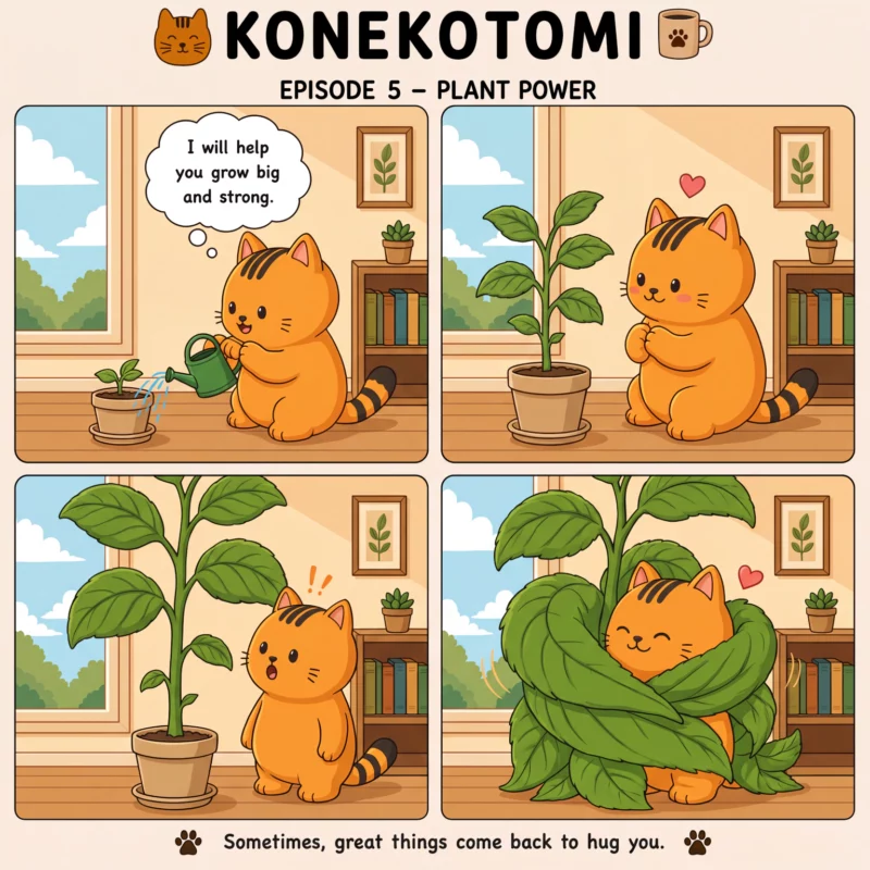 Konekotomi Comic Strips: Episode 5 - Plant Power