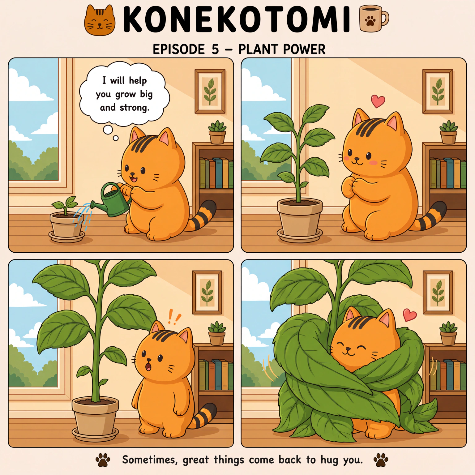 Konekotomi Comic Strips: Episode 5 - Plant Power