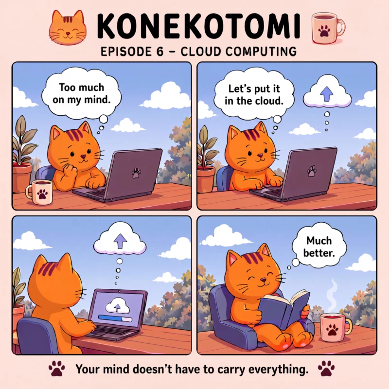 Konekotomi Comic Strips: Episode 6 - Cloud Computing