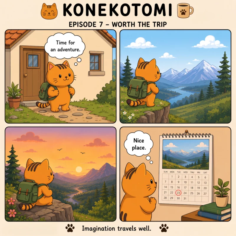 Konekotomi Comic Strips: Episode 7 - Worth the Trip